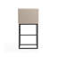 Tabouret de bar en cuir végétalien Ambre-842983117-840680095