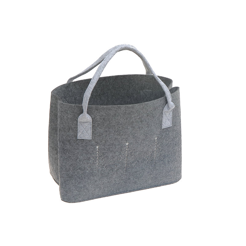 Sac-cadeau en feutre pin (assorti) - ensemble de 2