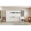 Grand lit escamotable mural avec placard, tiroirs et tablettes, grand lit (vieux sku: LP000384AAK)
