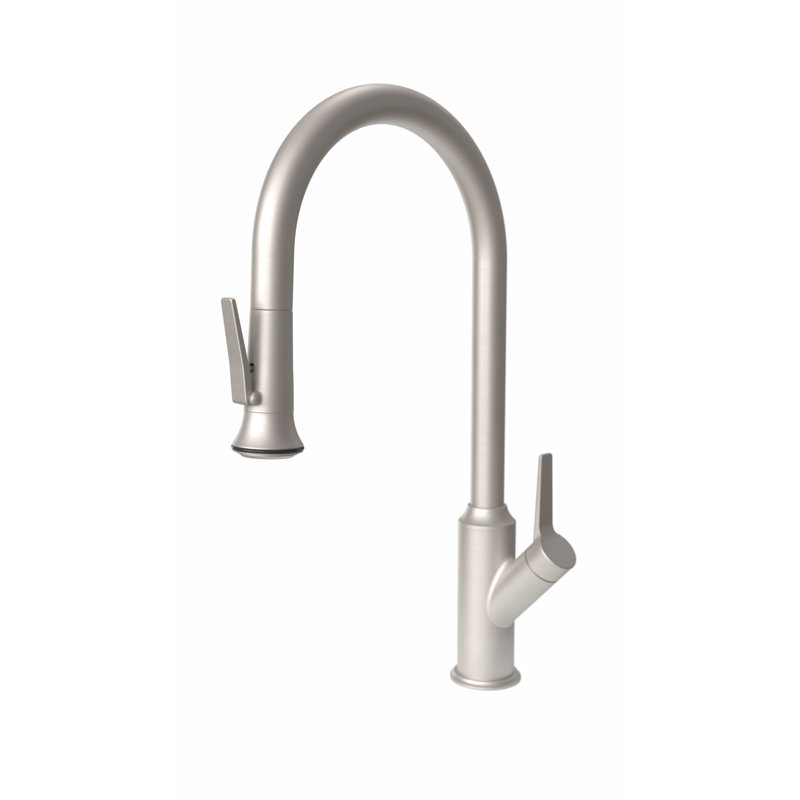 Pulldown Faucet, Lever Spray, Satin Nickel
