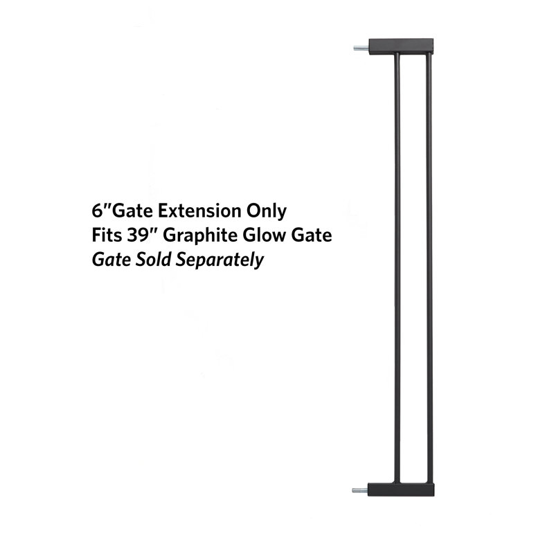 Extension de barrière en acier MidWest Homes for Pet, H 39 po x l 6 po x P 0,78 po, Graphite