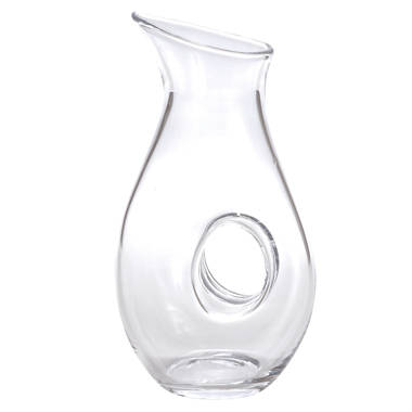 Medelco Black Glass Carafe