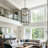 8-Light Black Geometric Cage Chandelier, Adjustable Height-1313856213