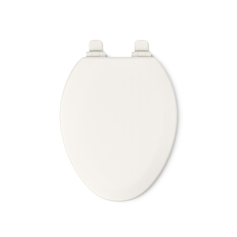 Triko Quiet-Close Elongated Toilet Seat, Biscuit, Elongated