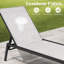Chaise de salle à manger d'extérieur Jace Boston - Teck fin sablé-1263258010