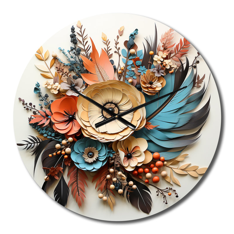 Horloge murale bohème Boho, Petit