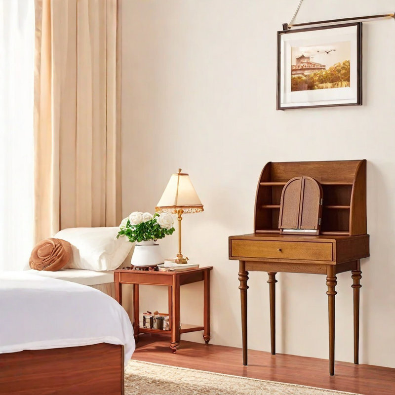 Commode rétro pratique, Noyer