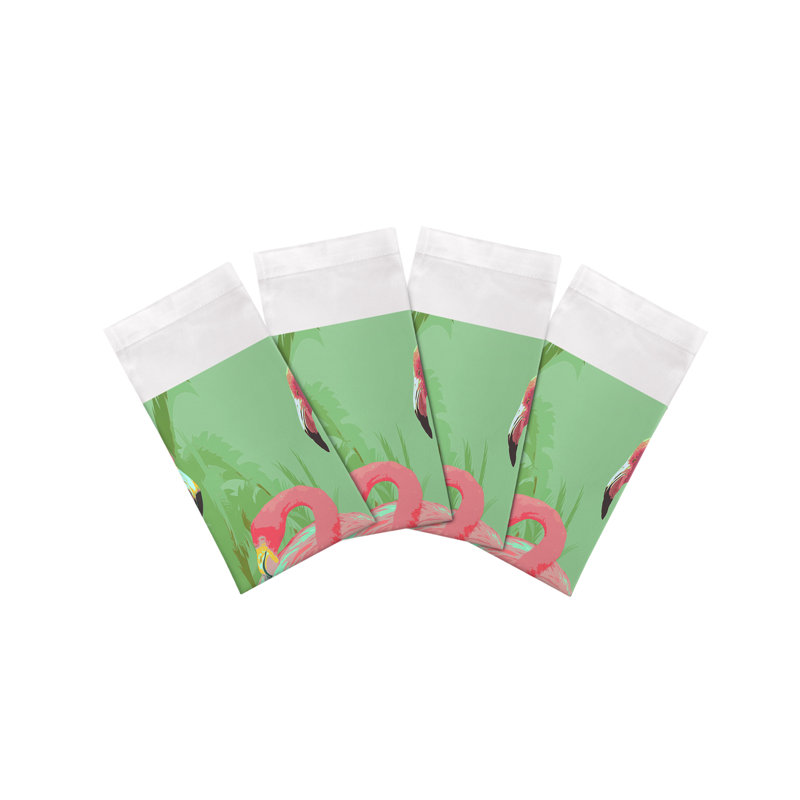 Palm Springs Cotton Sateen Dinner Napkins, Flamingo