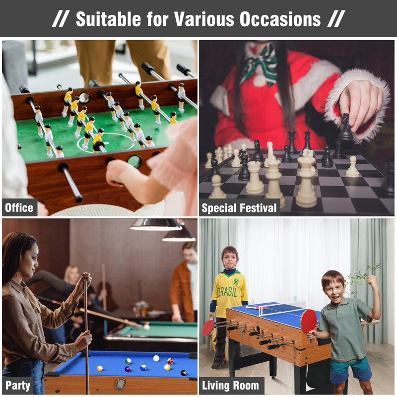 42'' L 7 Game Multi Game Table