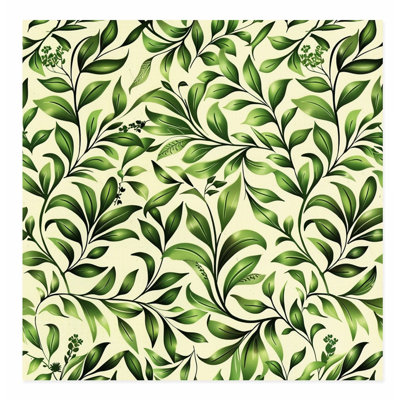 «Botanical Green Botanical Plants II Cottage», reproduction d'art non encadrée