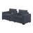 2 - Piece Corduroy Sofa Set-492447993