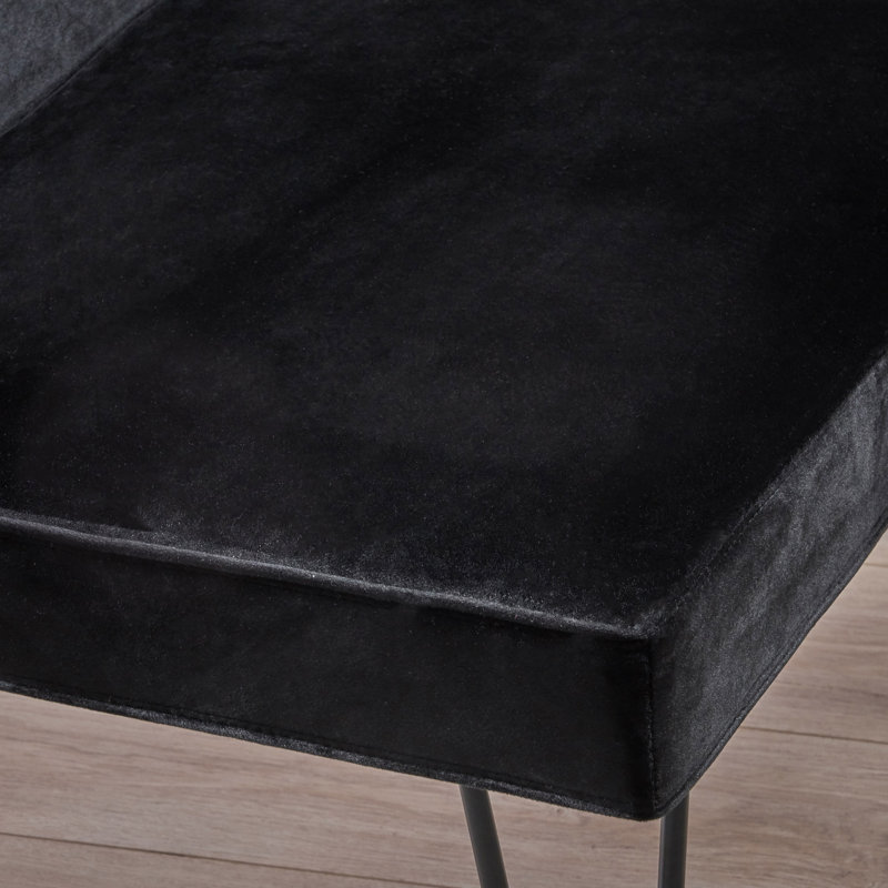 Fauteuil de chambre 30 po Danjela, Noir 