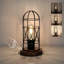 Lampe de table à contrôle tactile, lampe de chevet industrielle à intensité variable à 3 voies, petite table de chevet en métal rétro, lampes de table Steampunk pour chambre à coucher, salon, cuisine (ampoule incluse)