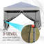 Pavillon de jardin portatif 10 'X 10'