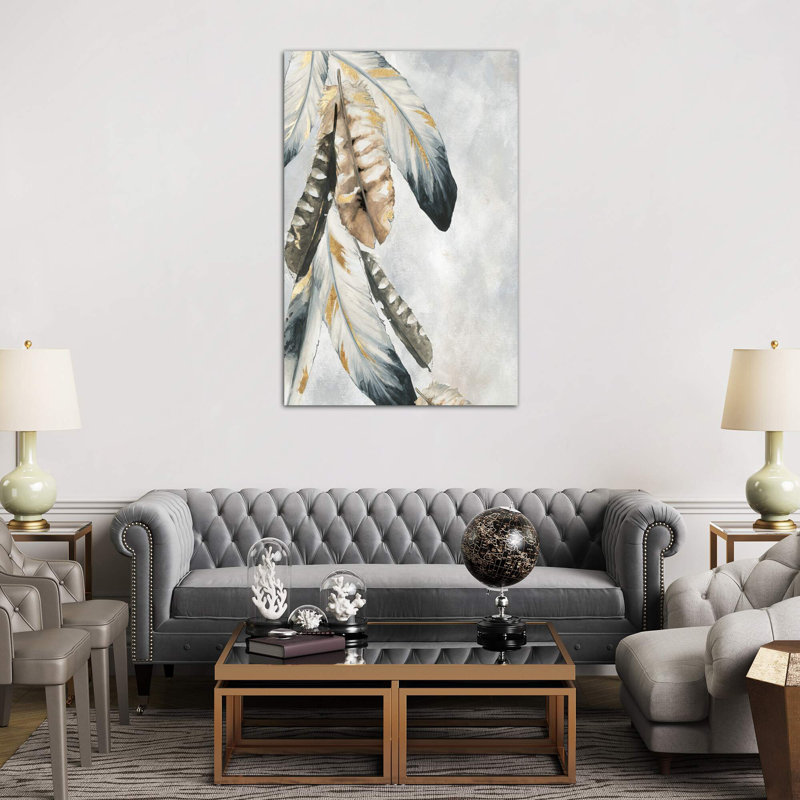 Golden Bunch by Eva Watts - Wrapped Canvas Painting, 66.04 cm H x 45.72 cm W x 1.91 cm D