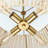 Nekoosa 4-Light Dimmable Geometric Chandelier 