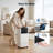 Simzlife 10,000 (Doe) Btu Portable Air Conditioner 350 Sq. Ft. With Dehumidifier With Remote In White-126437371