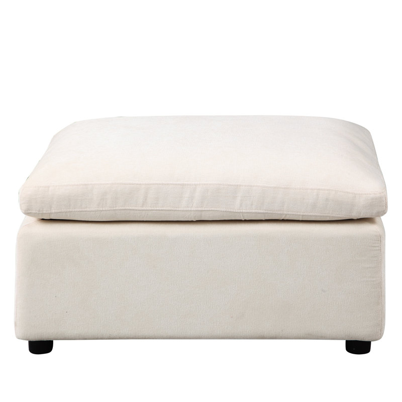 Canapé modulaire rembourré Chenille