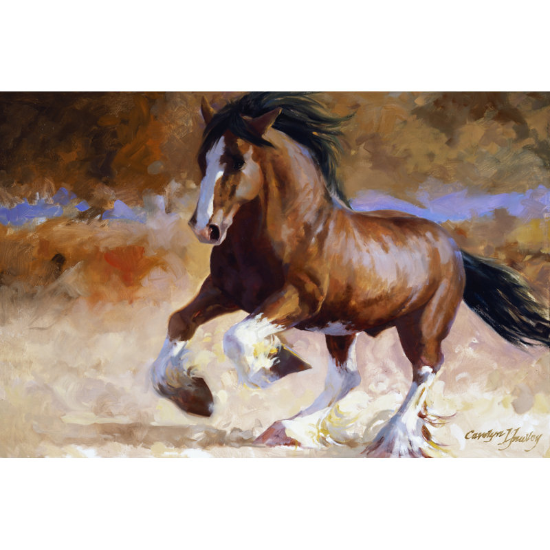 " Rumis Run " Painting Print, 12" H x 18" W x 1.25" D