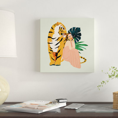 « tiger rites », impression sur toile