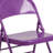 HERCULES COLORBURST Series Triple Braced & Double Hinged Folding Chair-1812287762