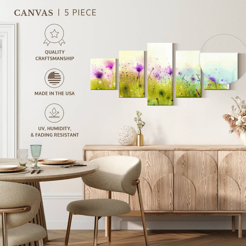 Cosmos And Wildflowers Haggerty, 24" H x 55" W