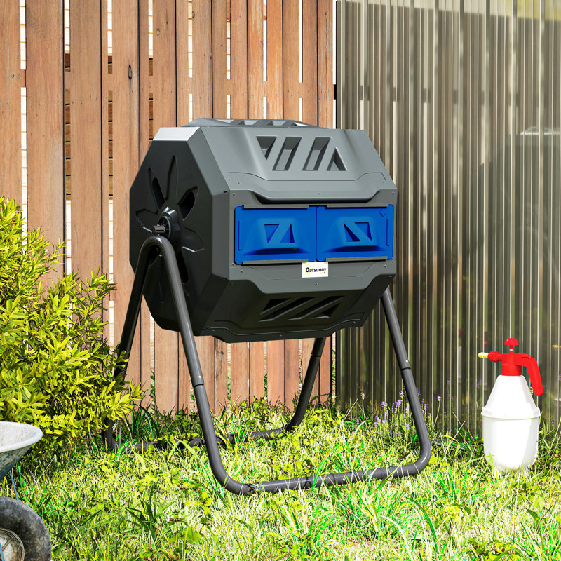Chally Tumbler Composter, Blue