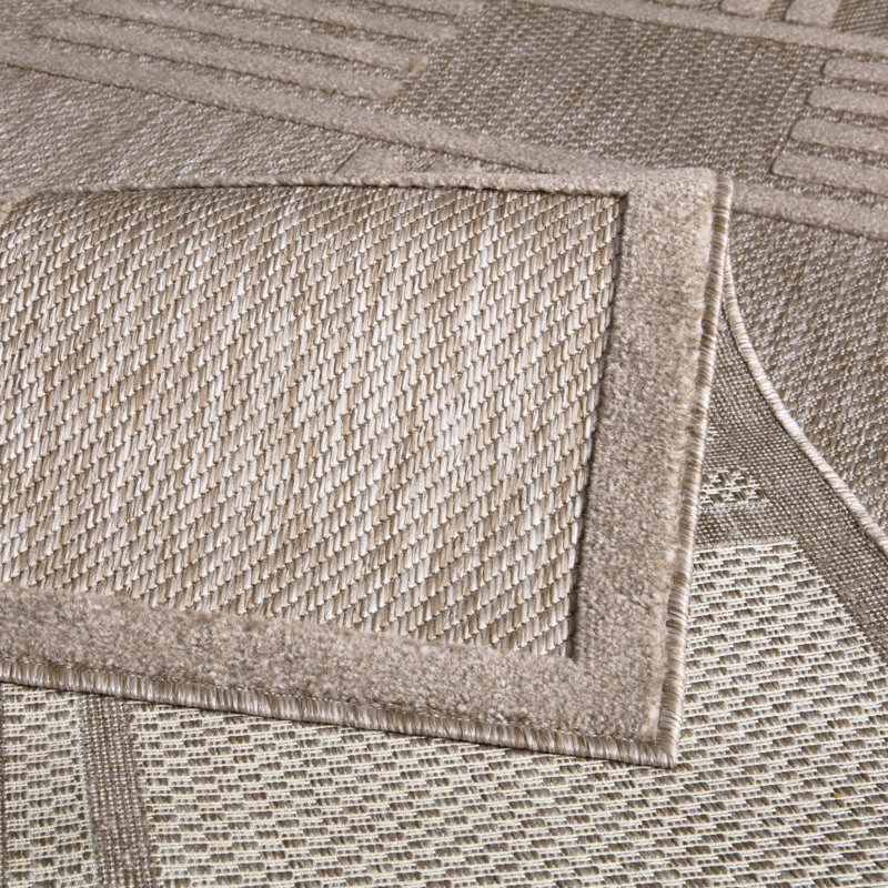 Koorosh Plaid Area Rug, Rectangle 60 x 110cm