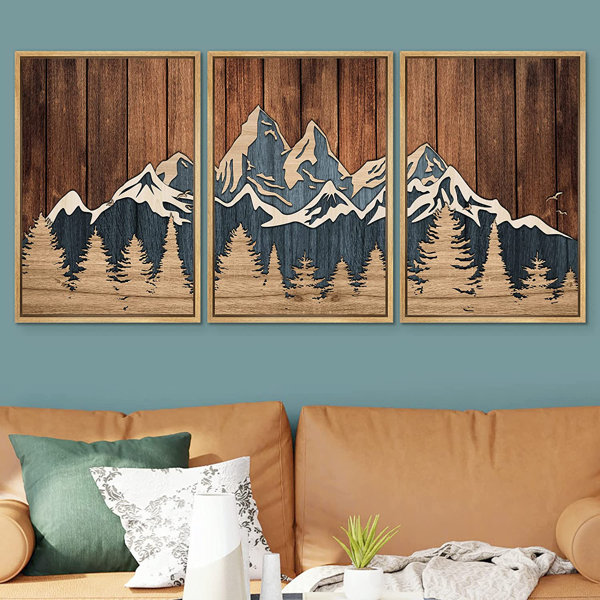 Nature Inspired. Metal Wall Art. Lake House Decor. New Home Gift for  Couples. Rustic Bedroom Art. Wilderness. Evergreen. Christmas Gift.