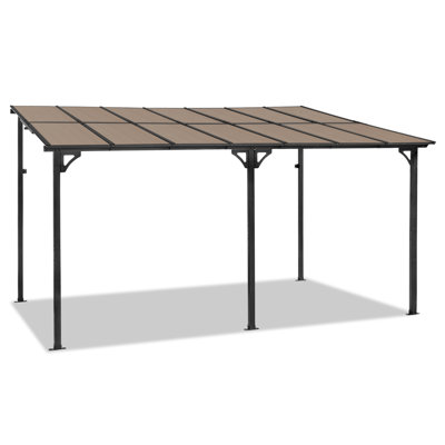 Pergola murale d'extérieur durable 10 * 14Ft