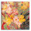 Art mural en verre acrylique épique «Magenta and Sage Floral» par Silvia Vassileva, 24 po x 24 po-1417064464