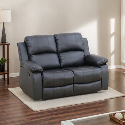  Causeuse inclinable en cuir 56 po
