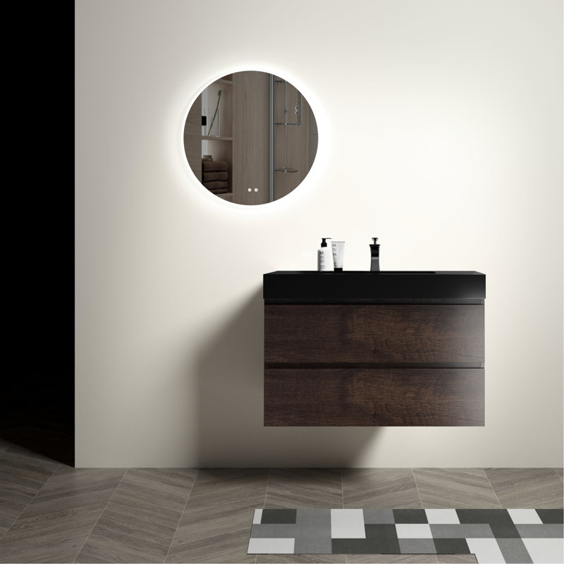 Lavabo d'ingénierie noir mat mat