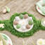  36 pièces d'ornements pour œufs de Pâques, 1,57 po, œufs de Pâques en plastique vert beige en vrac, décorations pour œufs suspendus incassables-972438968