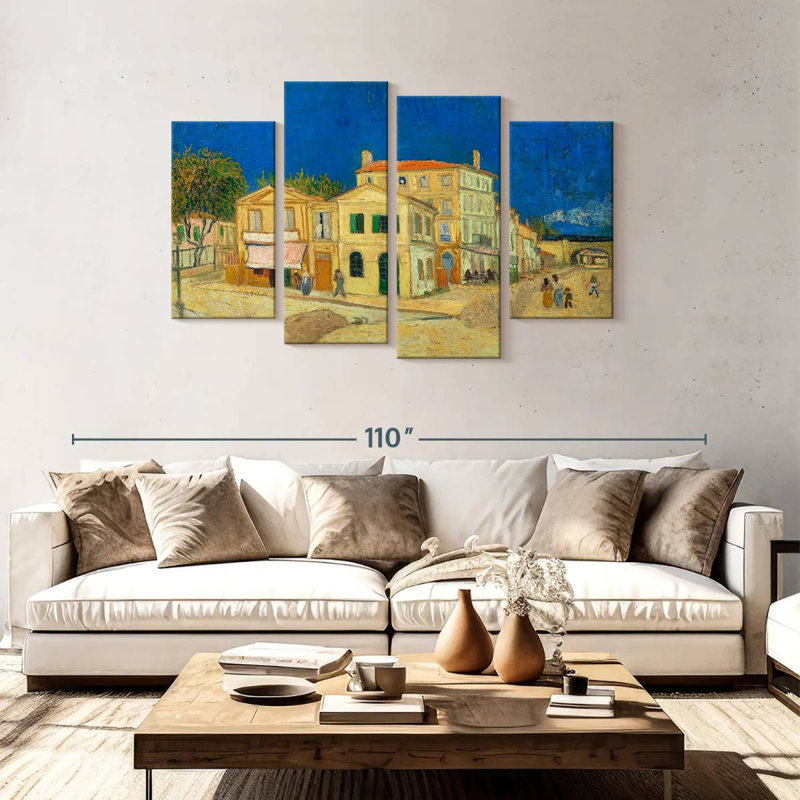 Sireci The Yellow House, 48" H x 75" W