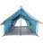 vidaXL Camping Tent 5-Person Blue Waterproof-112670563