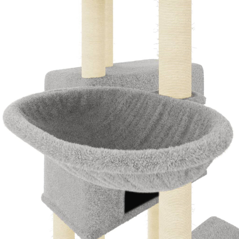 122cm H Cat Tree, Light Grey