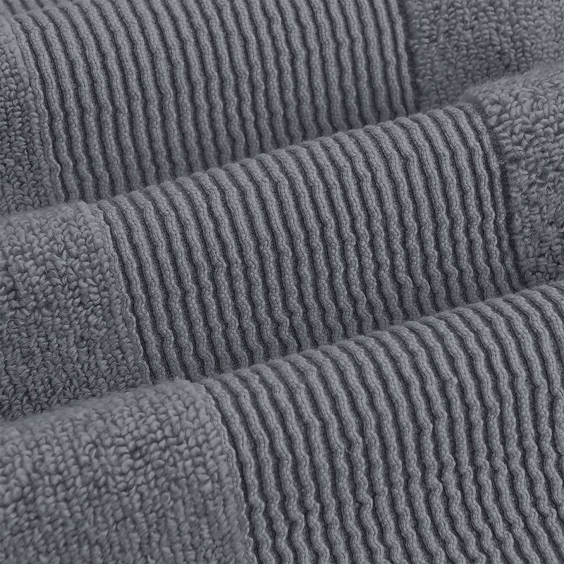 Modern Threads - Ensemble de serviettes 6 pièces 100% coton Zero Air Twist - Serviettes de bain, débarbouillettes et débarbouillettes - Super absorbant et à séchage rapide - 500 g / m² - Doux et moelleux