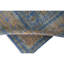 Hand Knotted Wool Area Rug in Blue And Yellow