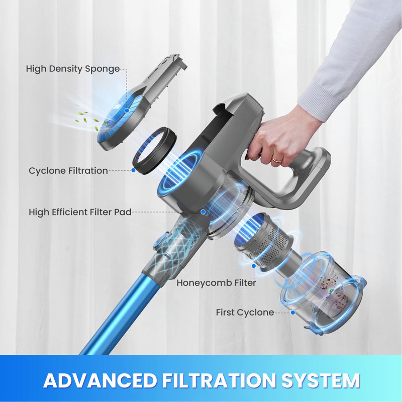 Aspirateur sans fil N3K Blue Silver