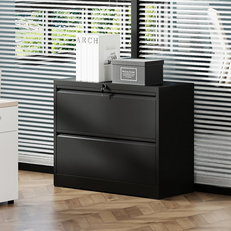 Steel, 2 Lateral Filing Cabinet, Workspace Organization, Smooth Gliding Of Quiet Drawers, 110Lbs Drawer Capacity, Hardware, 30 Assembly Storage, Operation Feature,