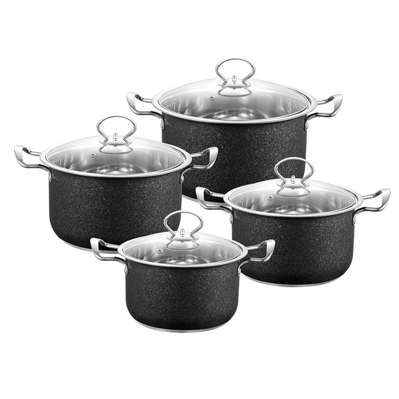 SQ Professional Epoque 4-Piece Stainless Steel Cookware Set