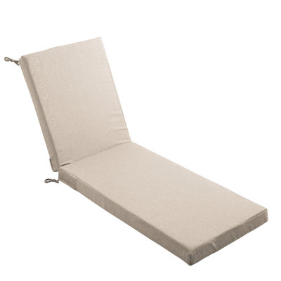 Forbell Outdoor WeatherResistant 35 Chaise Lounge Seat Cushion  Back Cushions And Seat Cushions