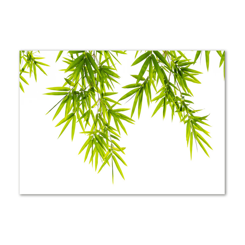 Bamboo Leaves - Wrapped Canvas Print
