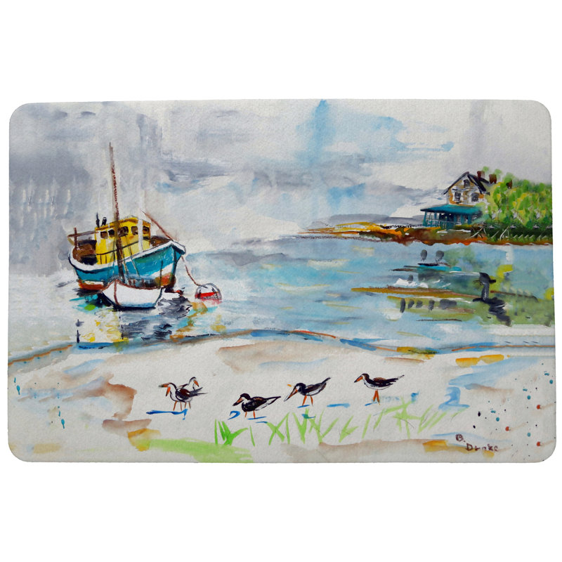 Kie Non-Slip Doormat, Rectangle 1'6" x 2'2"