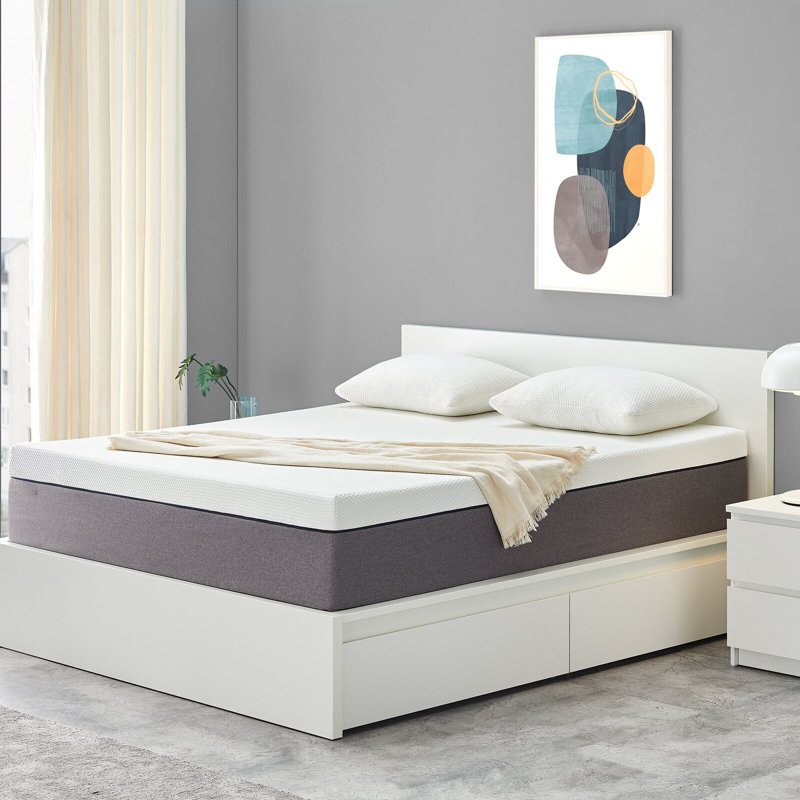 10 Inches Cooling Medium Gel Memory Foam Mattress With Breathable Cover & 10-Year Warranty, Short Queen