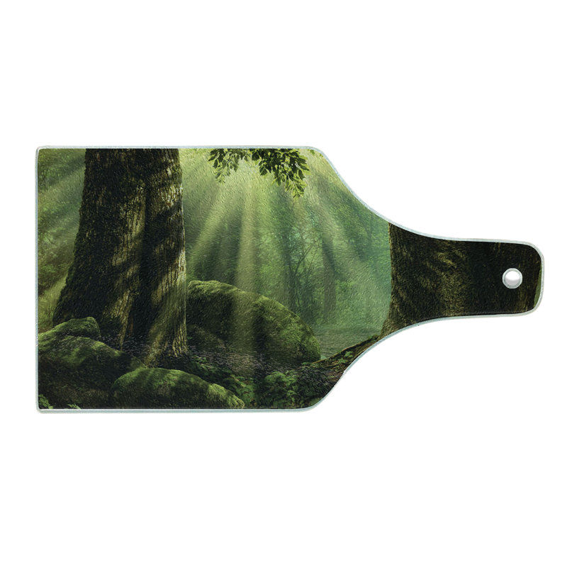 Planche à découper en verre trempé Ambesonne
