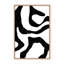 Abstract Black Gems by  - Picture Frame Painting on Paper-131274112-131274118-131274120