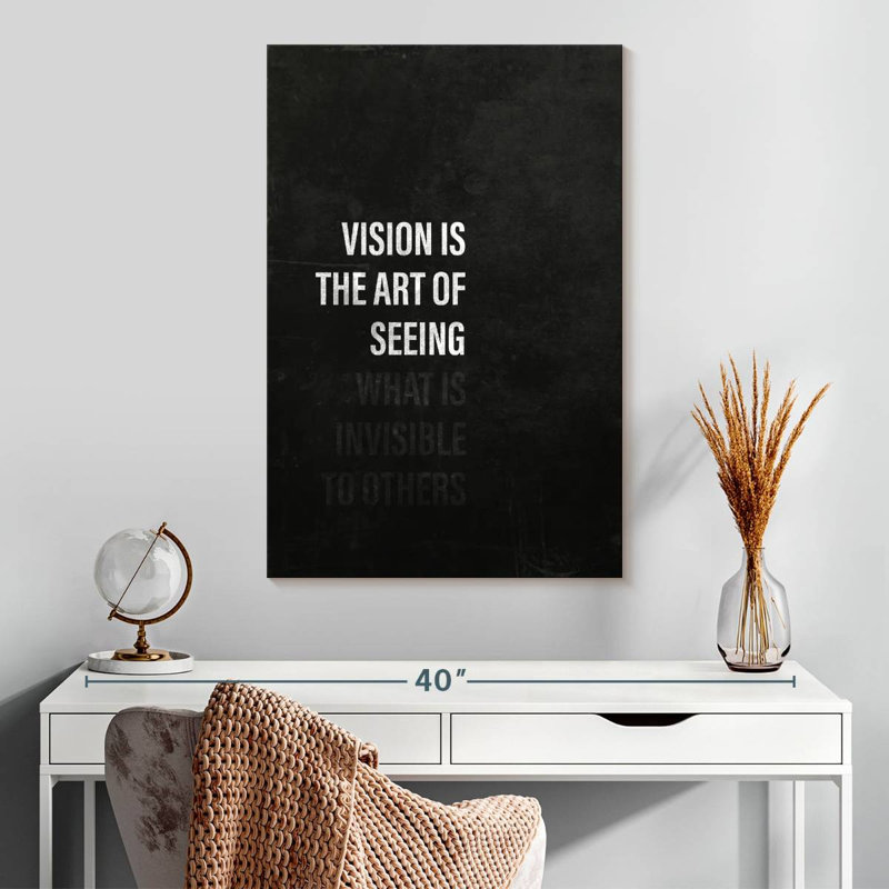 Voir ce qui est invisible, H 30 po x l 20 po