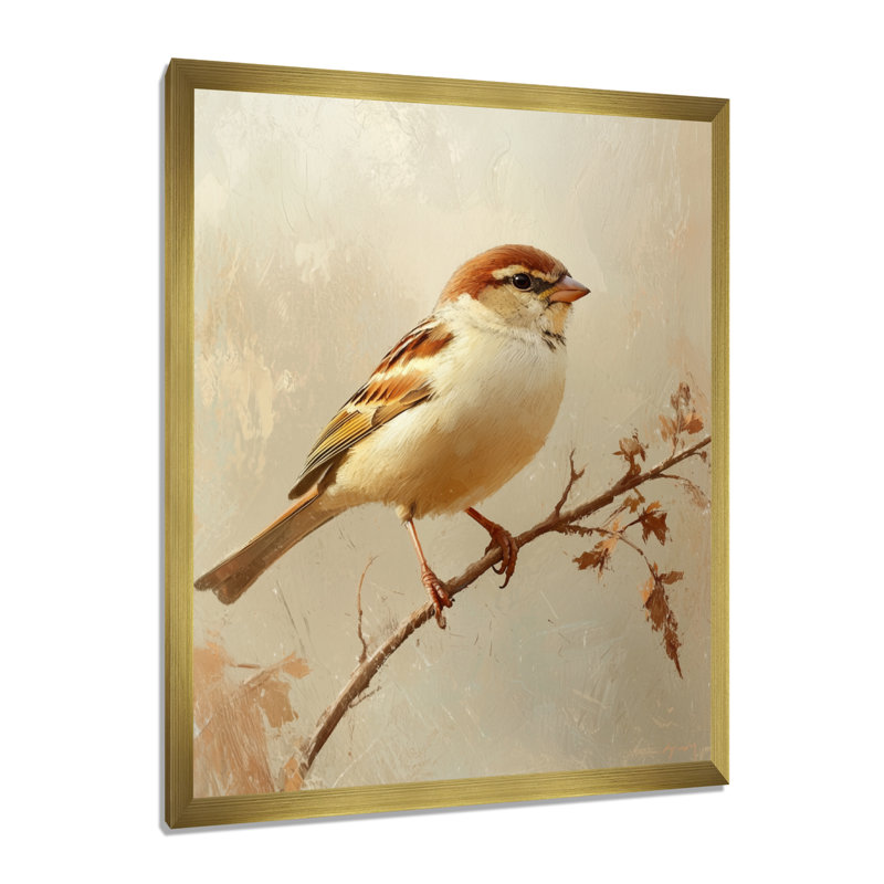 Krupa - Animals Wall Art Prints, H 44 po x l 34 po, Reproduction encadrée d'une seule photo, Doré